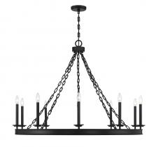 Savoy House 1-4405-10-89 - Seville 10-Light Chandelier in  Matte Black