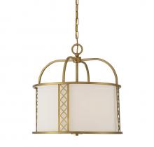 Savoy House 7-8202-3-322 - Rockford 3-Light Pendant in  Warm Brass