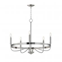 Maxim 14495SN - Frankie-Single-Tier Chandelier