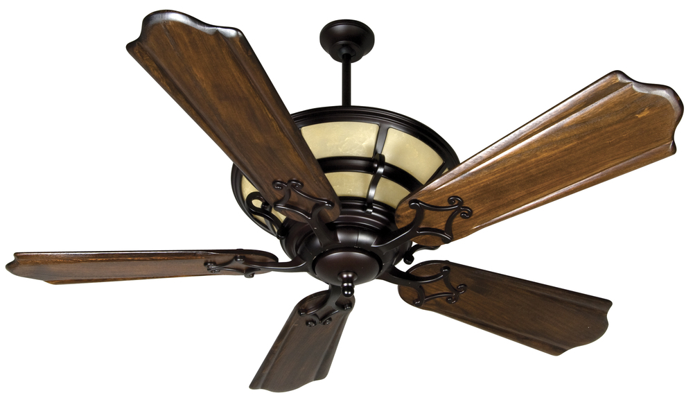 Hathaway 56" Ceiling Fan Kit with Light Kit and Blades Included in Oiled Bronze