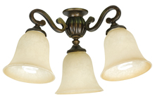 Craftmade LK50-PR-LED - Antique Scavo Glass w/3x9w LED