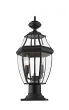 Z-Lite 580PHM-533PM-BK - 2 Light Outdoor Pier Mounted Fixture