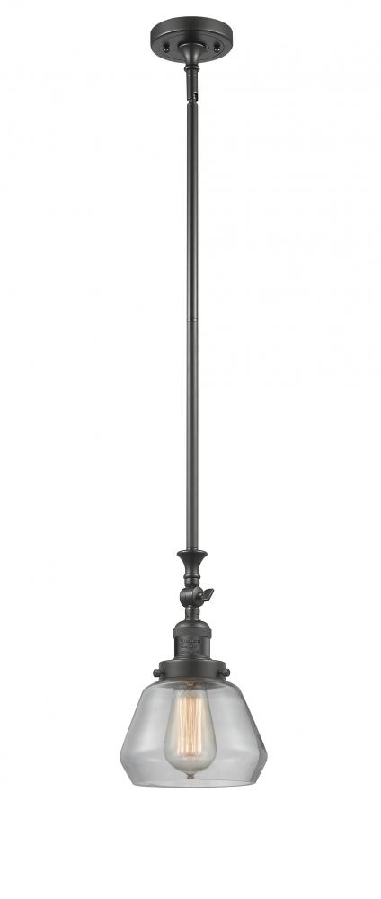 Fulton - 1 Light - 7 inch - Oil Rubbed Bronze - Stem Hung - Mini Pendant