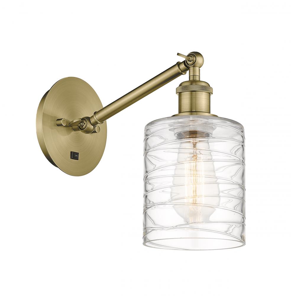 Cobbleskill - 1 Light - 5 inch - Antique Brass - Sconce