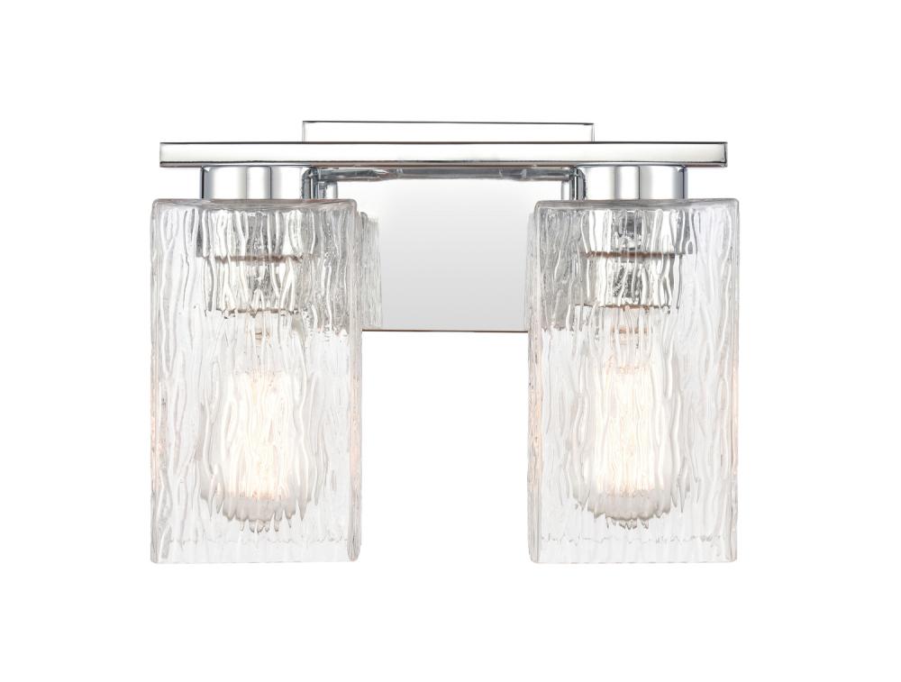 Juneau - 2 Light - 11 inch - Polished Chrome - Bath Vanity Light