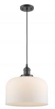 Innovations Lighting 201C-OB-G71-L - Bell - 1 Light - 12 inch - Oil Rubbed Bronze - Cord hung - Mini Pendant