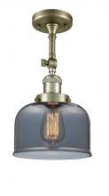 Innovations Lighting 201F-AB-G73-LED - Bell - 1 Light - 8 inch - Antique Brass - Semi-Flush Mount