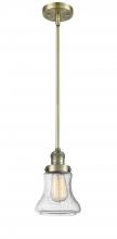 Innovations Lighting 201S-AB-G194-LED - Bellmont - 1 Light - 7 inch - Antique Brass - Stem Hung - Mini Pendant