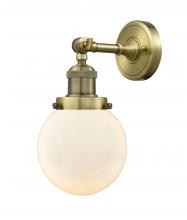 Innovations Lighting 203-AB-G201-6-LED - Beacon - 1 Light - 6 inch - Antique Brass - Sconce