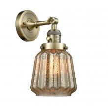 Innovations Lighting 203SW-AB-G146-LED - Chatham - 1 Light - 7 inch - Antique Brass - Sconce