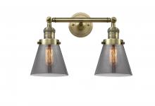 Innovations Lighting 208-AB-G63-LED - Cone - 2 Light - 16 inch - Antique Brass - Bath Vanity Light