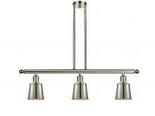 Innovations Lighting 213-PN-M9-LED - Addison - 3 Light - 38 inch - Polished Nickel - Stem Hung - Island Light