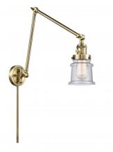 Innovations Lighting 238-AB-G184S - Canton - 1 Light - 8 inch - Antique Brass - Swing Arm