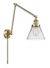 Innovations Lighting 238-AB-G42 - Cone - 1 Light - 8 inch - Antique Brass - Swing Arm