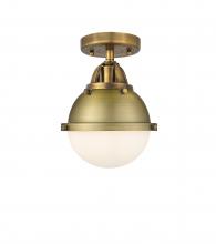 Innovations Lighting 288-1C-BB-HFS-61-BB-LED - Hampden - 1 Light - 7 inch - Brushed Brass - Semi-Flush Mount