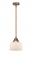 Innovations Lighting 288-1S-AC-G71-LED - Bell - 1 Light - 8 inch - Antique Copper - Cord hung - Mini Pendant