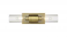 Innovations Lighting 429-2WL-BB-G429-8CL - Empire - 2 Light - 5 inch - Brushed Brass - Bath Vanity Light