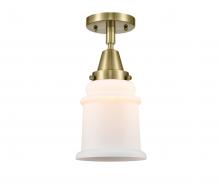 Innovations Lighting 447-1C-AB-G181-LED - Canton - 1 Light - 6 inch - Antique Brass - Flush Mount