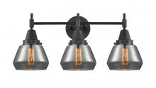 Innovations Lighting 447-3W-BK-G173 - Fulton - 3 Light - 25 inch - Matte Black - Bath Vanity Light