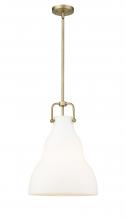 Innovations Lighting 494-1S-BB-G591-14-LED - Haverhill - 1 Light - 14 inch - Brushed Brass - Stem hung - Pendant