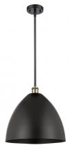 Innovations Lighting 516-1S-BAB-MBD-16-BK-LED - Bristol - 1 Light - 16 inch - Black Antique Brass - Pendant