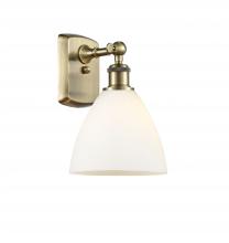 Innovations Lighting 516-1W-AB-GBD-751-LED - Bristol - 1 Light - 8 inch - Antique Brass - Sconce