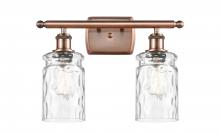 Innovations Lighting 516-2W-AC-G352-LED - Candor - 2 Light - 15 inch - Antique Copper - Bath Vanity Light