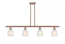 Innovations Lighting 516-4I-AC-G441-LED - Brookfield - 4 Light - 48 inch - Antique Copper - Cord hung - Island Light