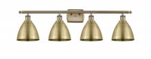 Innovations Lighting 516-4W-AB-MBD-75-AB - Bristol - 4 Light - 38 inch - Antique Brass - Bath Vanity Light