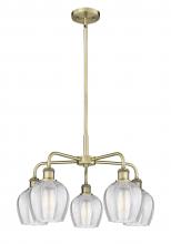 Innovations Lighting 516-5CR-AB-G462-6 - Norfolk - 5 Light - 24 inch - Antique Brass - Chandelier