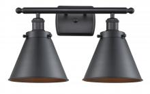 Innovations Lighting 916-2W-BK-M13-LED - Appalachian - 2 Light - 16 inch - Matte Black - Bath Vanity Light