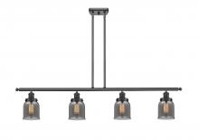 Innovations Lighting 916-4I-BK-G53-LED - Bell - 4 Light - 48 inch - Matte Black - Stem Hung - Island Light