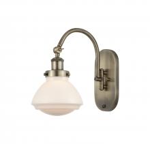 Innovations Lighting 918-1W-AB-G321-LED - Olean - 1 Light - 7 inch - Antique Brass - Sconce