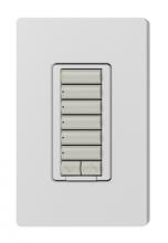 Lutron Electronics RRD-W6BRL-PD - RADIORA2 6BRL WALL KEYPAD PALLADIUM