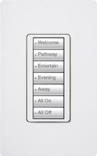 Lutron Electronics RRD-W7B-AL - RADIORA2 7B WALL KEYPAD ALMOND