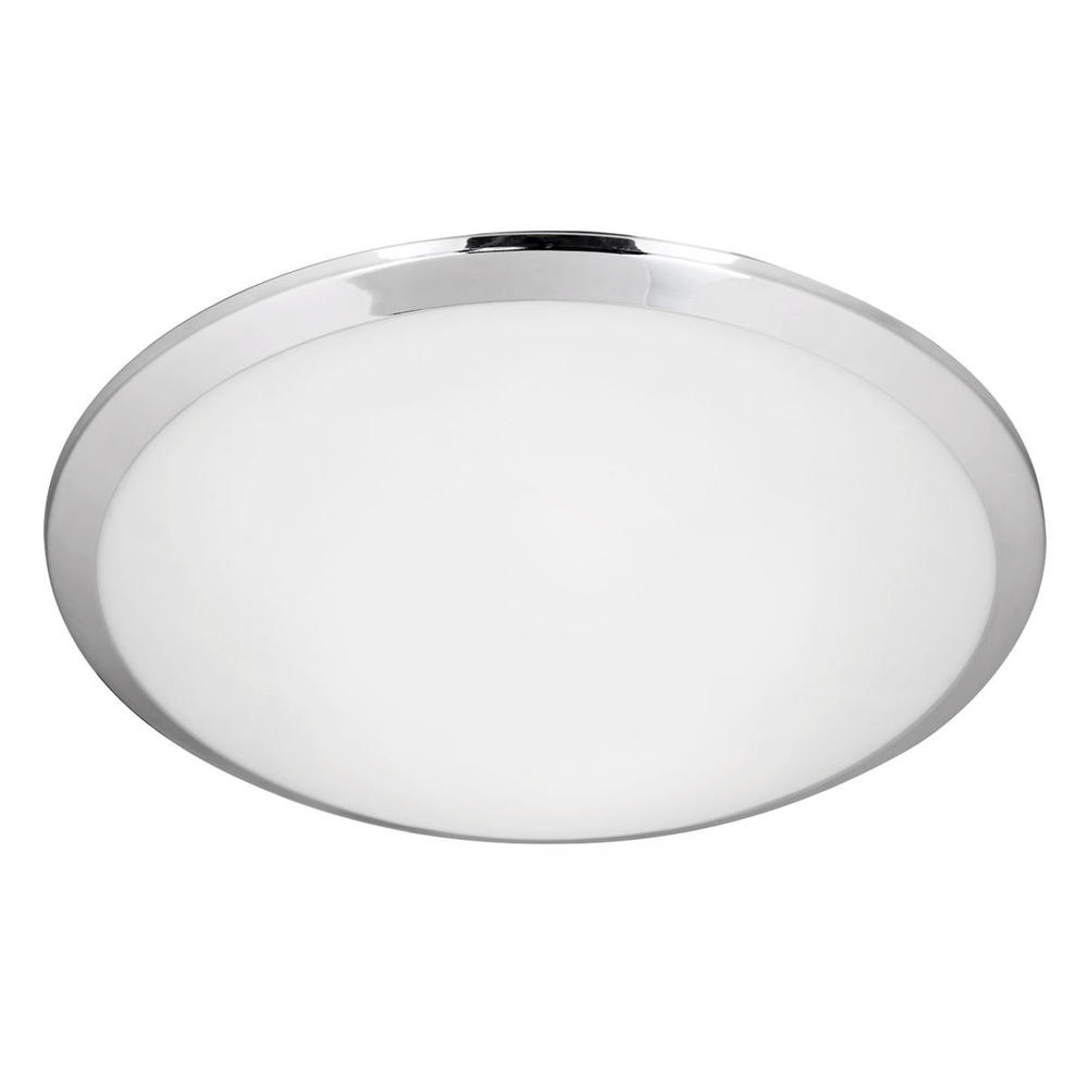 Malta 15-in Chrome LED Flush Mount