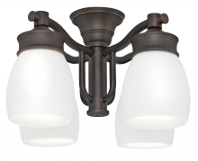 Casablanca Fan Company 99090 - Casablanca Outdoor Four-Light Brushed Cocoa Fixture