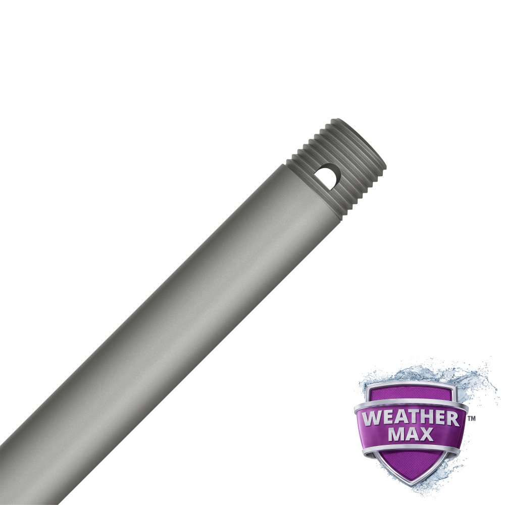 Hunter Matte Silver All-Weather 18" Downrod