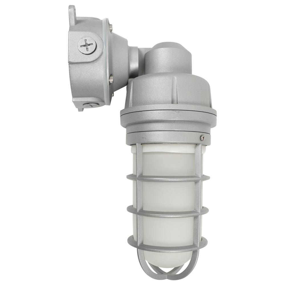 LED Adjustable Vapor Tight Fixture; 20W; CCT Selectable 3K/4K/5K; Gray Finish