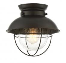 Savoy House Meridian M60009ORB - 1-Light Ceiling Light in Oil Rubbed Bronze