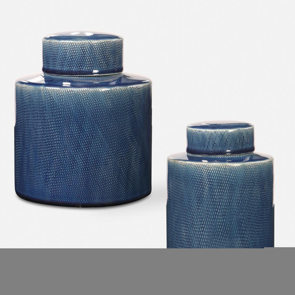 Saniya Blue Containers, S/2