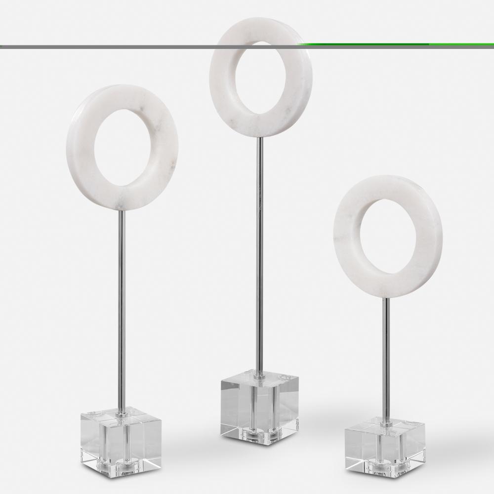 Coin Toss Marble Rings, S/3