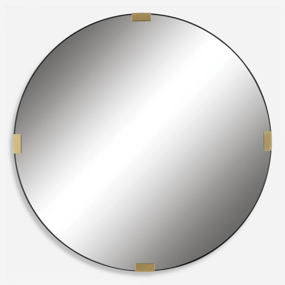 Clip Modern Round Mirror