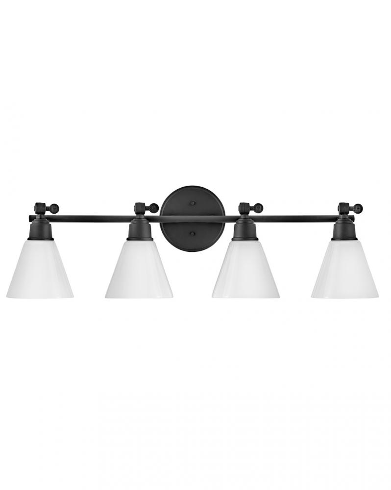 Large Adjustable Four Light Vanity